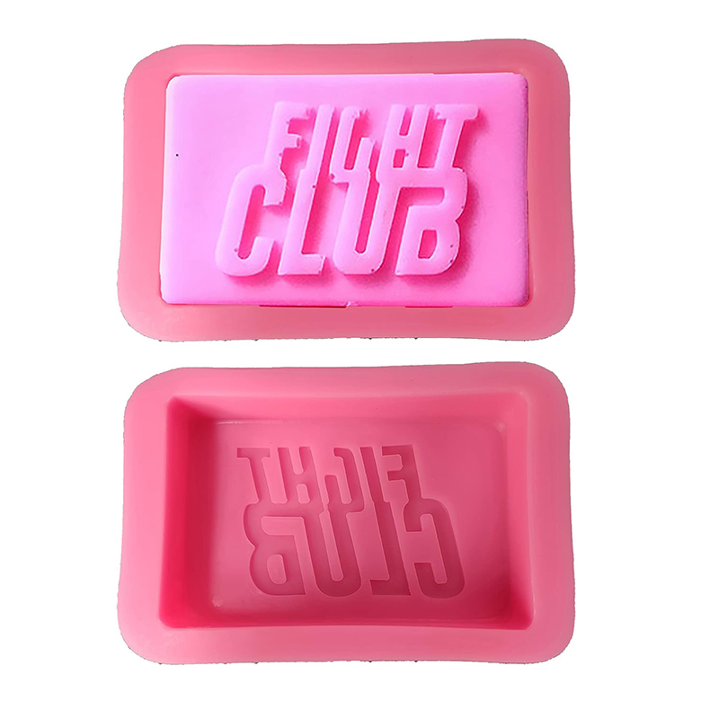 Soap Making Fight Club - ファイトクラブ石鹸シリコーン型長方形バスボムローションバー作成用品ムール貝サボンモルデジャボンケーキローフパンアクセサリー