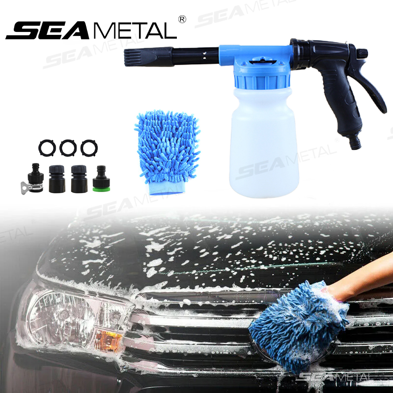 Soap Making Supplies Australia - SEAMETAL 1L 調整可能な洗車フォームノズル洗車フォームガンクリーニングツールグローブポットランス水石鹸シャンプースプレーヤー