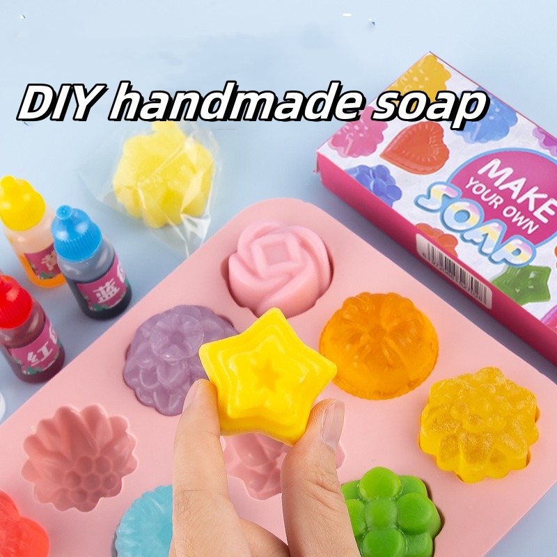 Soap Making Items - DIY 手作り石鹸クリスタル石鹸植物石鹸作り材料女の子のおもちゃセット誕生日ギフト石鹸作りキット