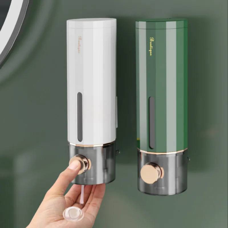 Soap Making Supplies Australia - 手動ソープディスペンサー壁掛け浴室ソープディスペンサー洗濯ハンドサニタイザーファミリーホテルシャワージェル浴室ツール