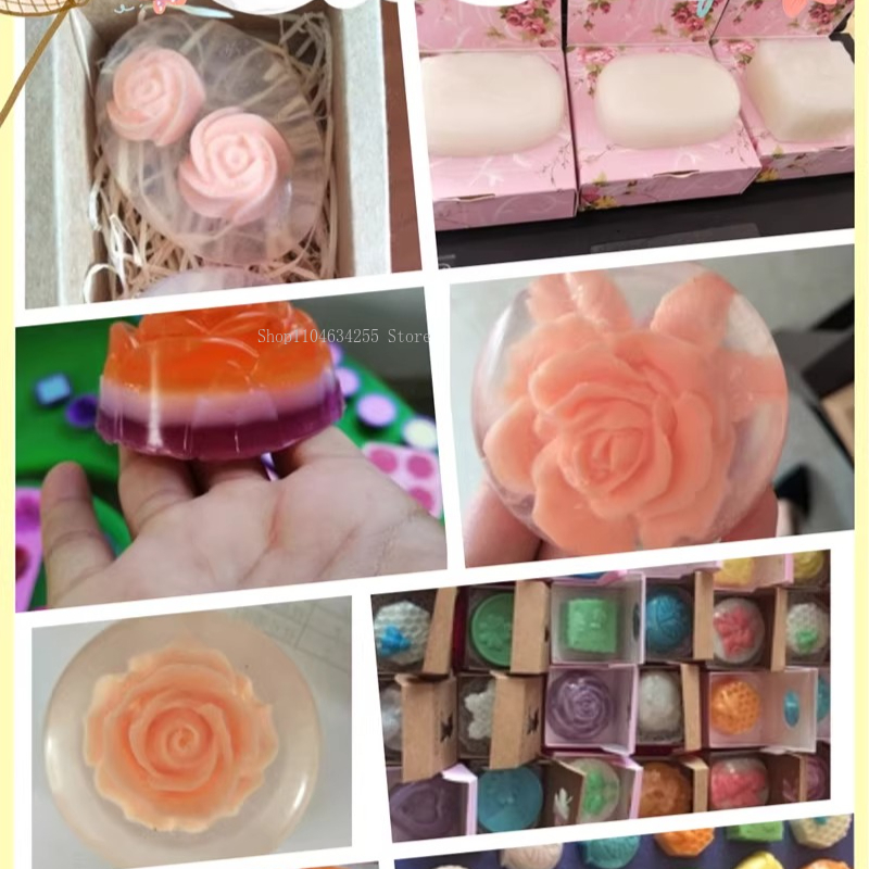 500 グラム/バッグ透明/乳白色の涙のないフォーミュラ天然 - Soap Making Items のレビューと価格