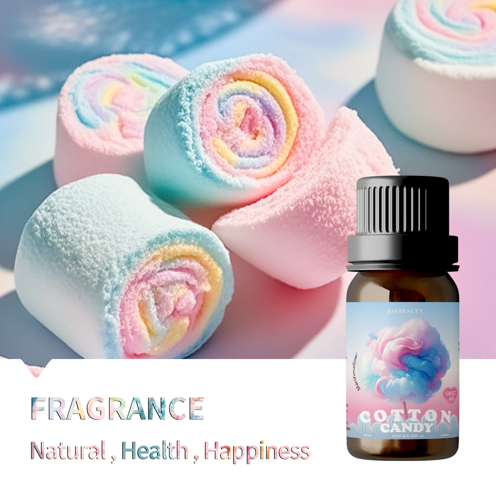 10ml マシュマロ/綿菓子フレグランスオイル エッセンシャ - Soap Making Scents のレビューと価格