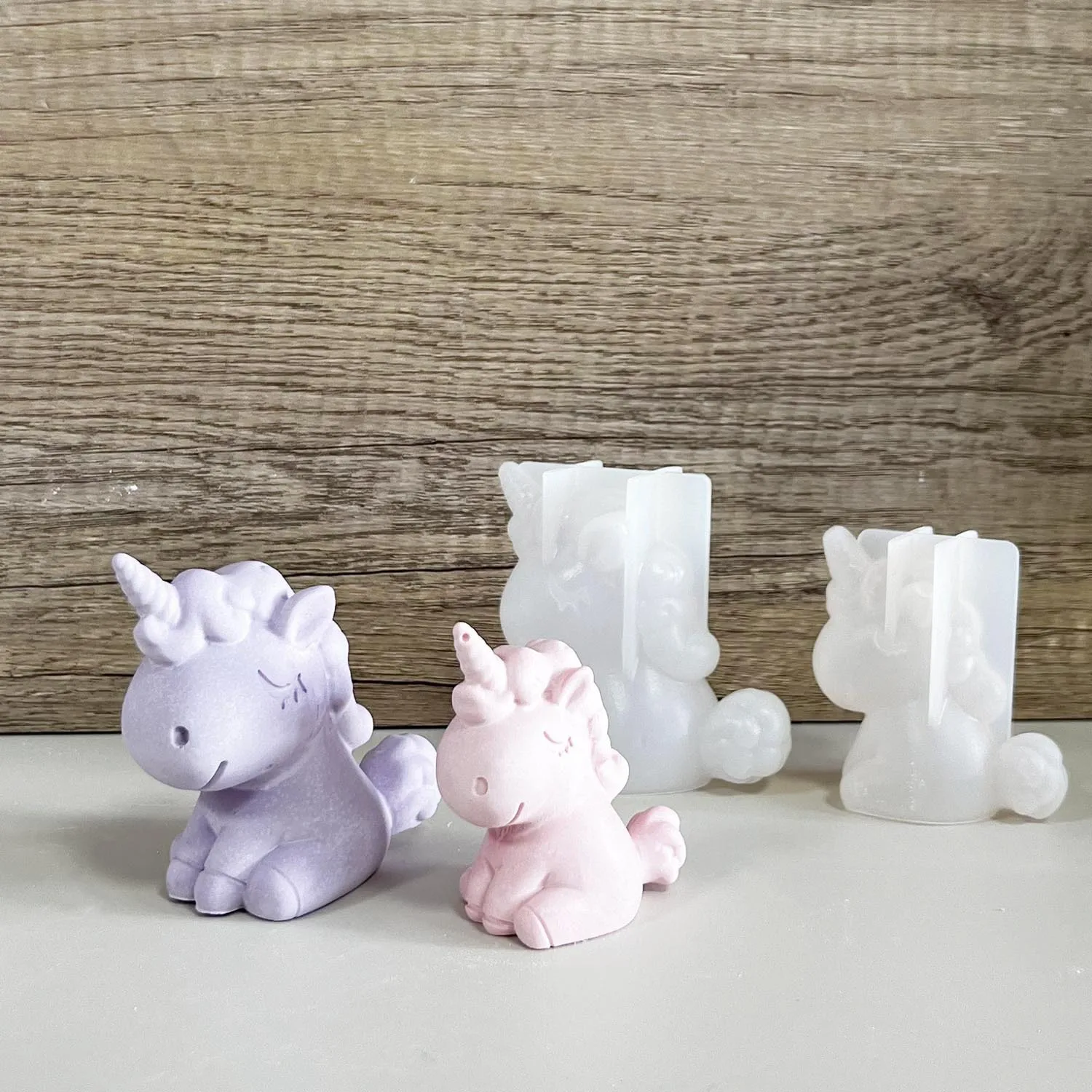 3D 幾何学的なシリコーンユニコーン猫鹿クマ型ソープキャンド - Soap Making Supplies Australia のレビューと価格