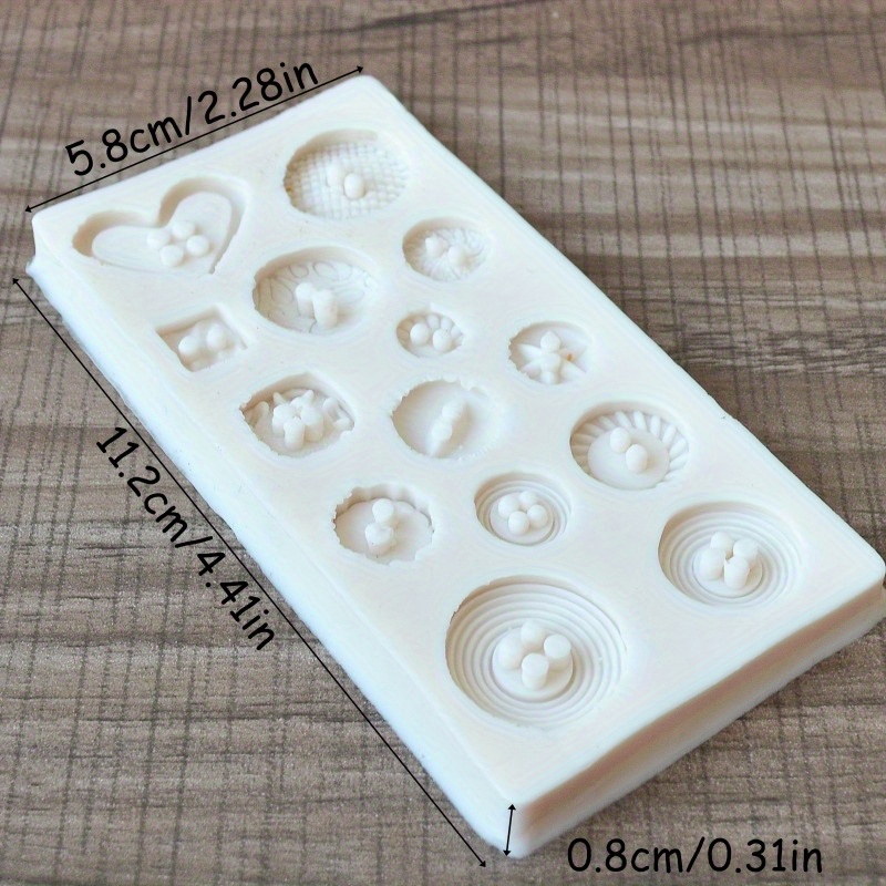 ボタン型シリコンモールド シリコンモールド 石鹸やキャンドル - Soap Making Material のレビューと価格