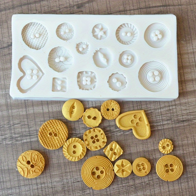 ボタン型シリコンモールド シリコンモールド 石鹸やキャンドル - Soap Making Material のレビューと価格