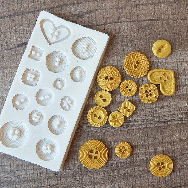 ボタン型シリコンモールド シリコンモールド 石鹸やキャンドル - Soap Making Material のレビューと価格