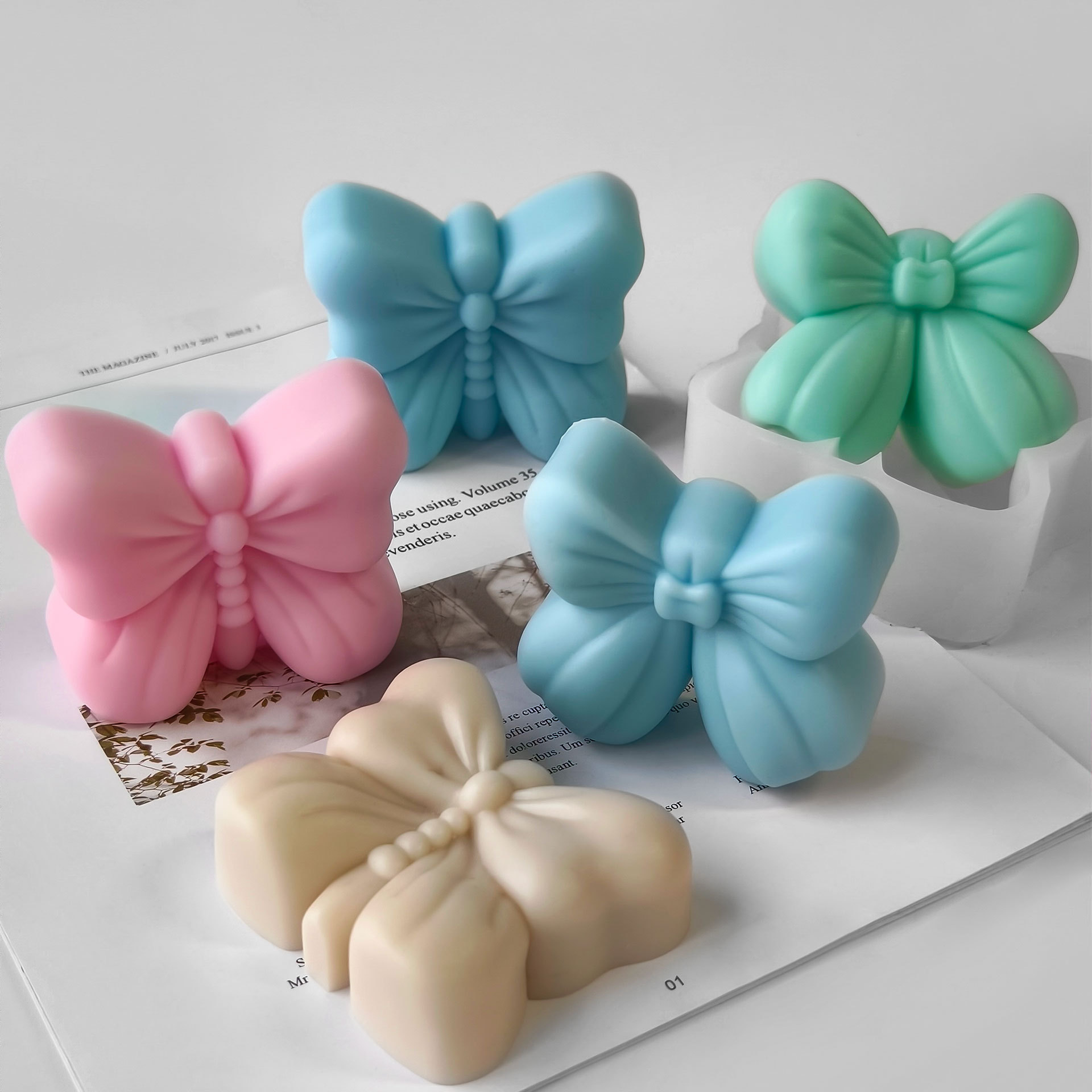 蝶の香りのキャンドル石膏オーナメントモールド手作り石鹸ソイワ - Soap Making Scents のレビューと価格