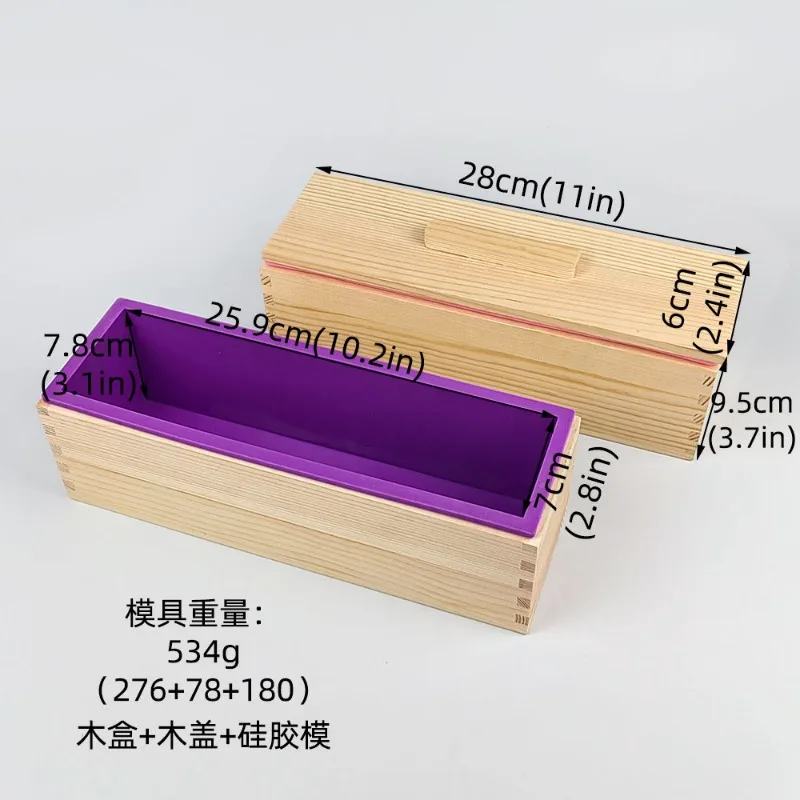 シリコーン石鹸型長方形柔軟な型 DIY 手作りツール MJ9 - Soap Mold Silicone Loaf のレビューと価格