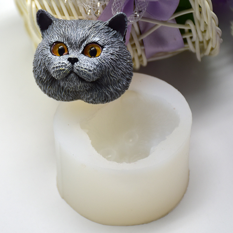 シリコーン型短毛猫型手作りチョコレート石鹸型フォンダンケーキ - Soap Making Material のレビューと価格