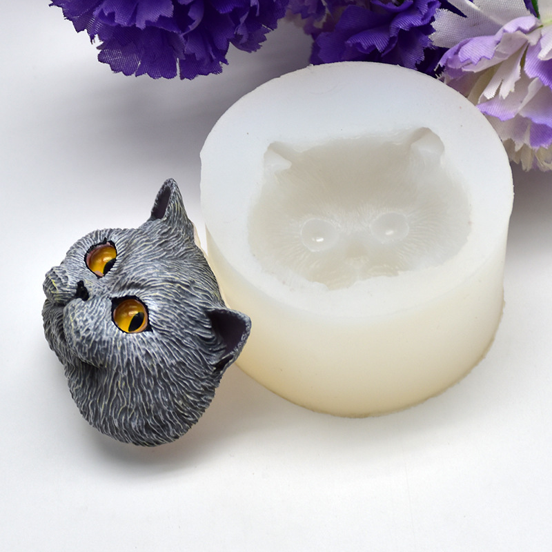 シリコーン型短毛猫型手作りチョコレート石鹸型フォンダンケーキ - Soap Making Material のレビューと価格