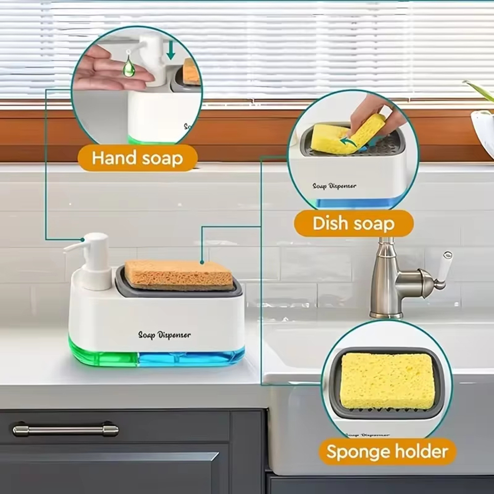 3-in-1 ハンド＆ディッシュソープディスペンサーセット（ - Soap Making Tray のレビューと価格
