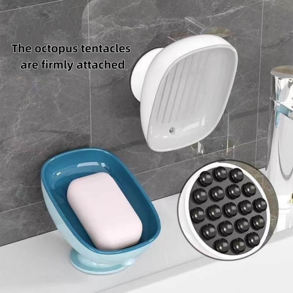 1個入り 超強力吸盤式 浴室用ソープディッシュ シャワー用滑 - Soap Making Tray のレビューと価格