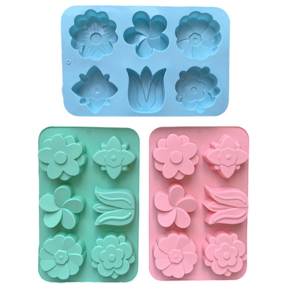 様々な花の形をしたシリコンモールド、石鹸やキャンドル作り、ケ - Soap Mold Silicone Loaf のレビューと価格