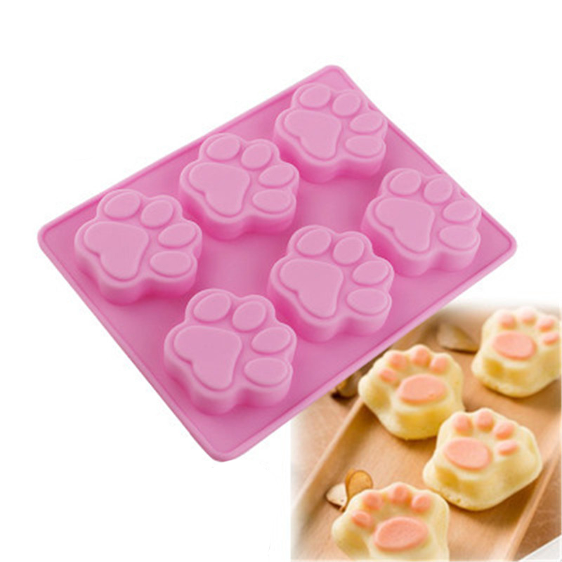 猫の爪の形のチョコレートシリコーン型 DIY ベーキングケー - Soap Making Tray のレビューと価格