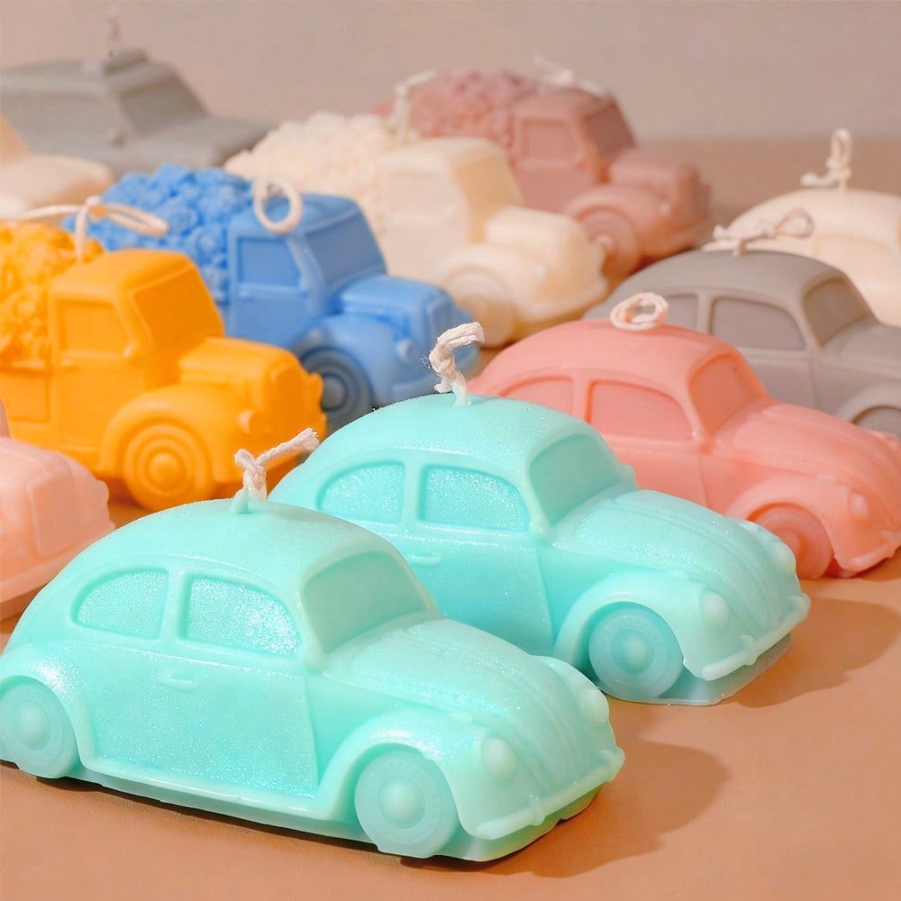 多様なスタイルの車型シリコンキャンドルモールド、バラ型ピック - Soap Making Business のレビューと価格