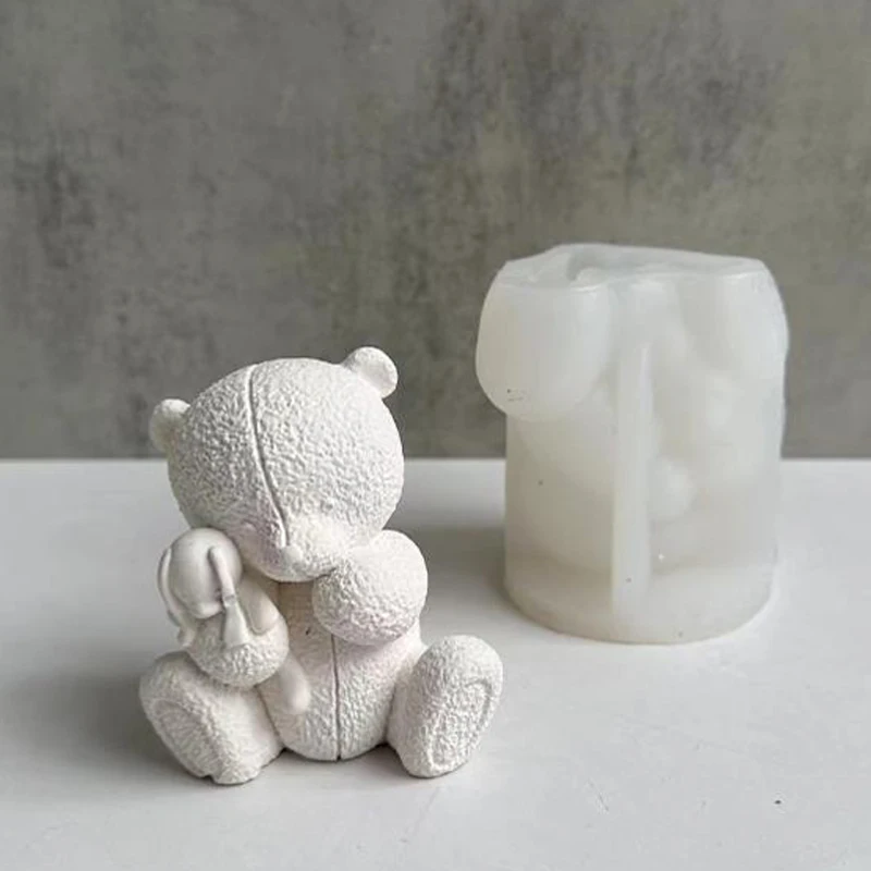 織クマキャンドルシリコーン型 3D クマアロマセラピー石膏石 - Soap Making Business のレビューと価格