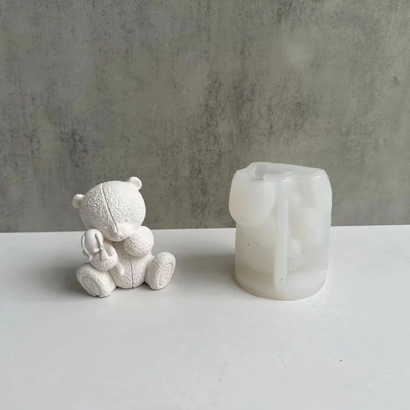 織クマキャンドルシリコーン型 3D クマアロマセラピー石膏石 - Soap Making Business のレビューと価格