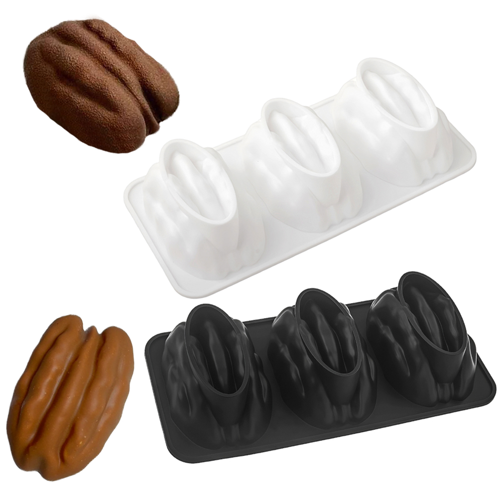 1/3/4/6/12セル ペカンデザイン シリコンケーキ型  - Melt Pour Soap Base のレビューと価格